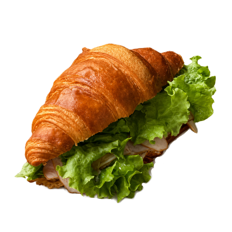 Круассан с ветчиной